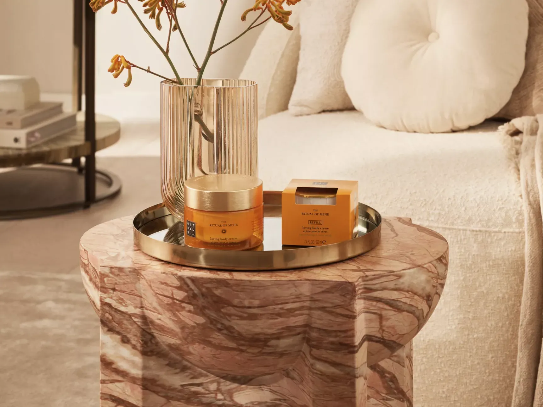 Hot Rituals Body Cream and Refill Pack