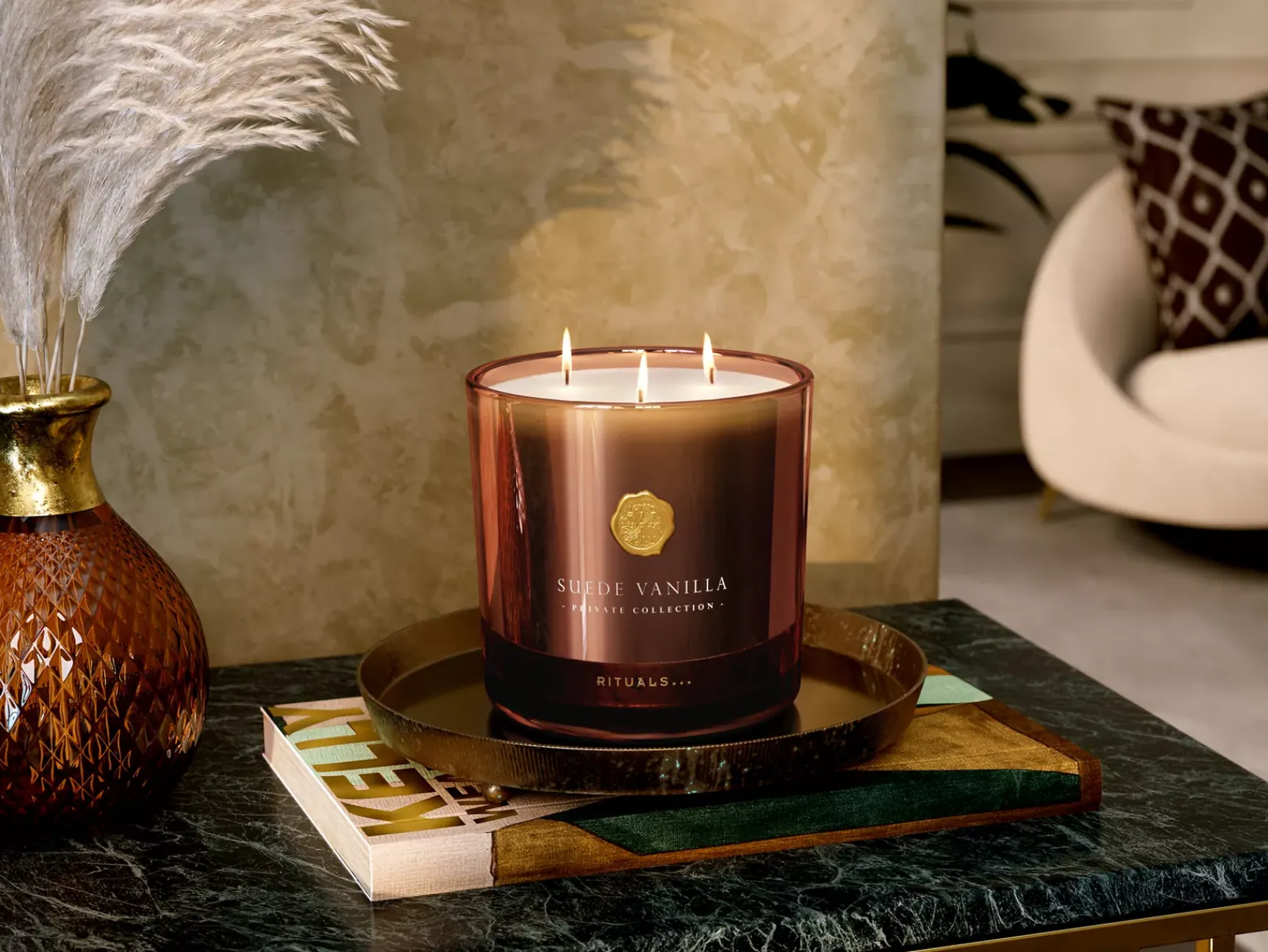 Best Rituals Medium Suede Vanilla Scented Candle