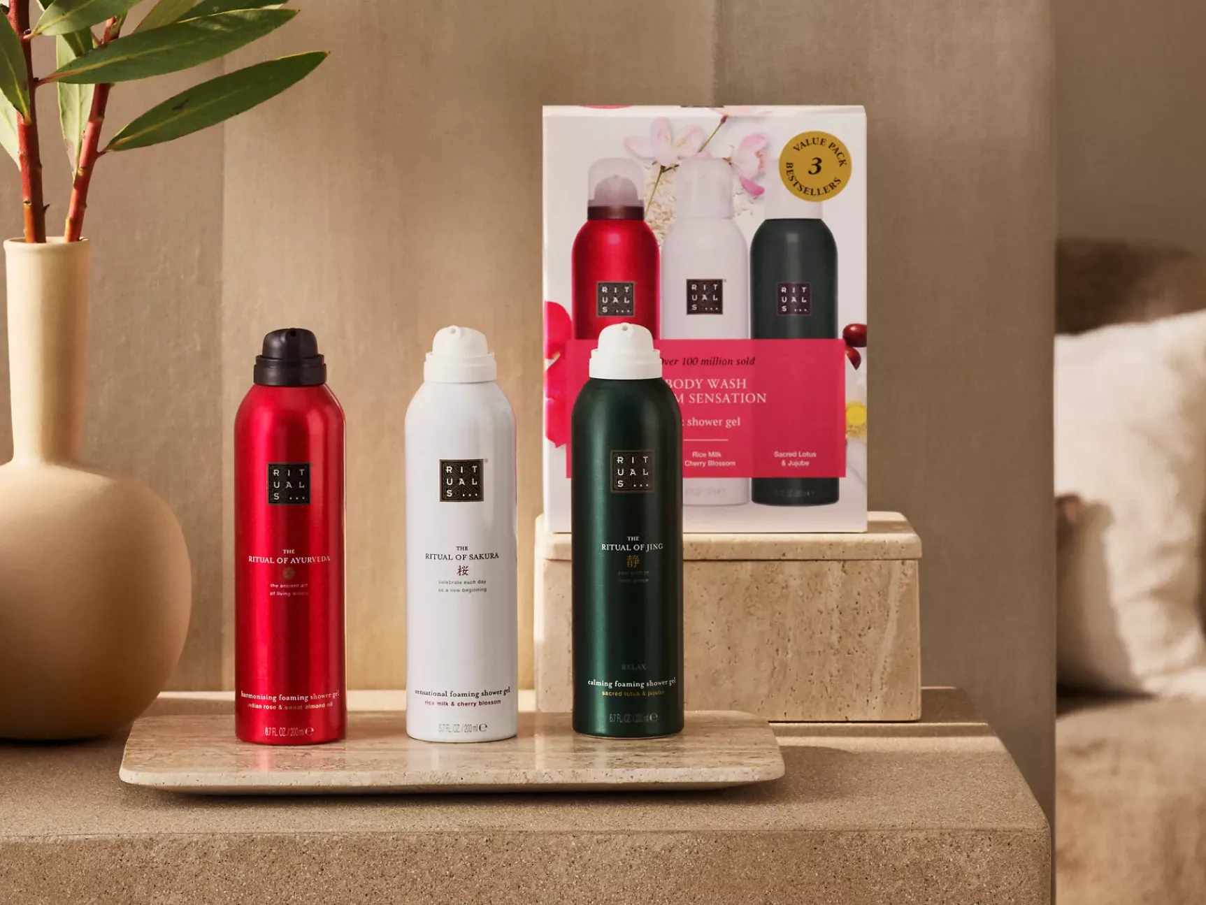 Hot Rituals Shower Foam Value Pack