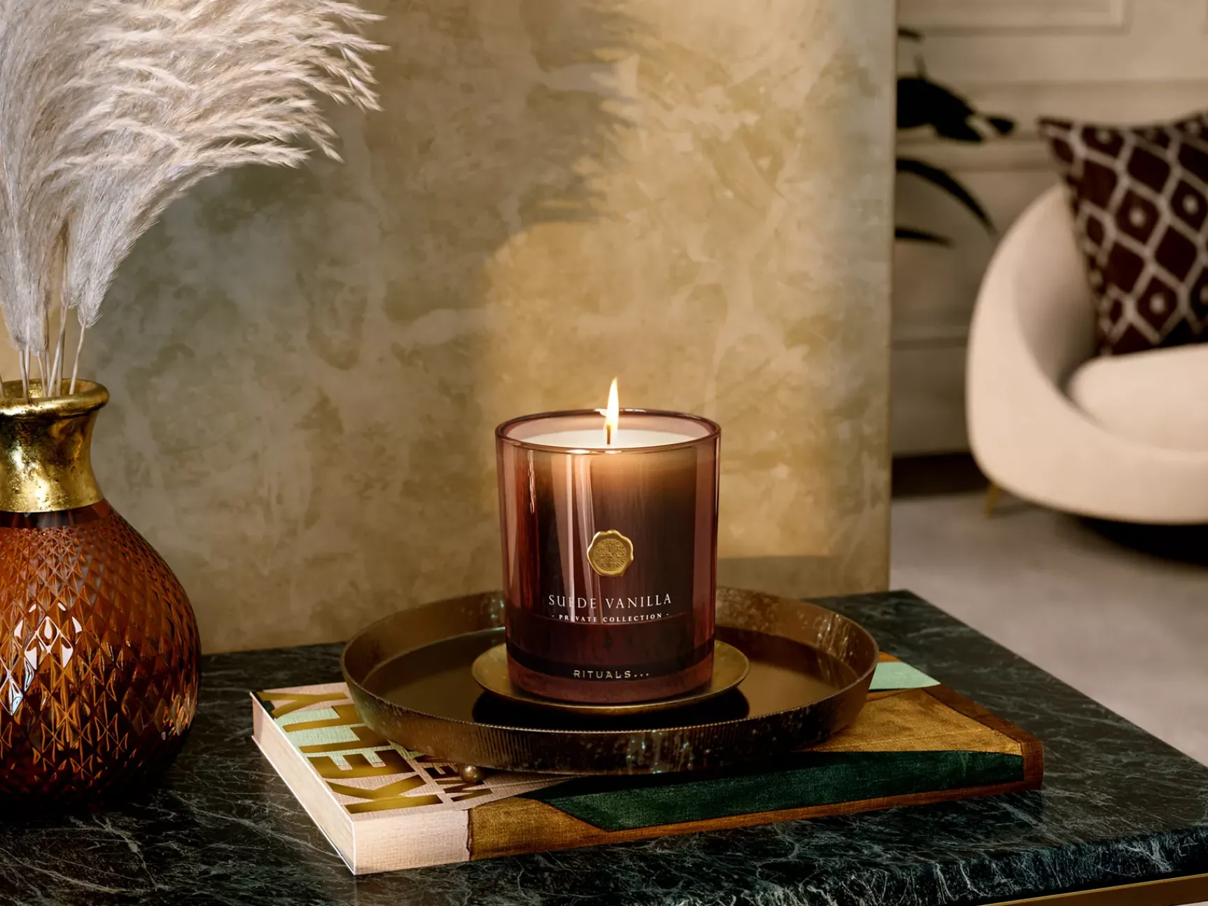 Discount Rituals Suede Vanilla Scented Candle