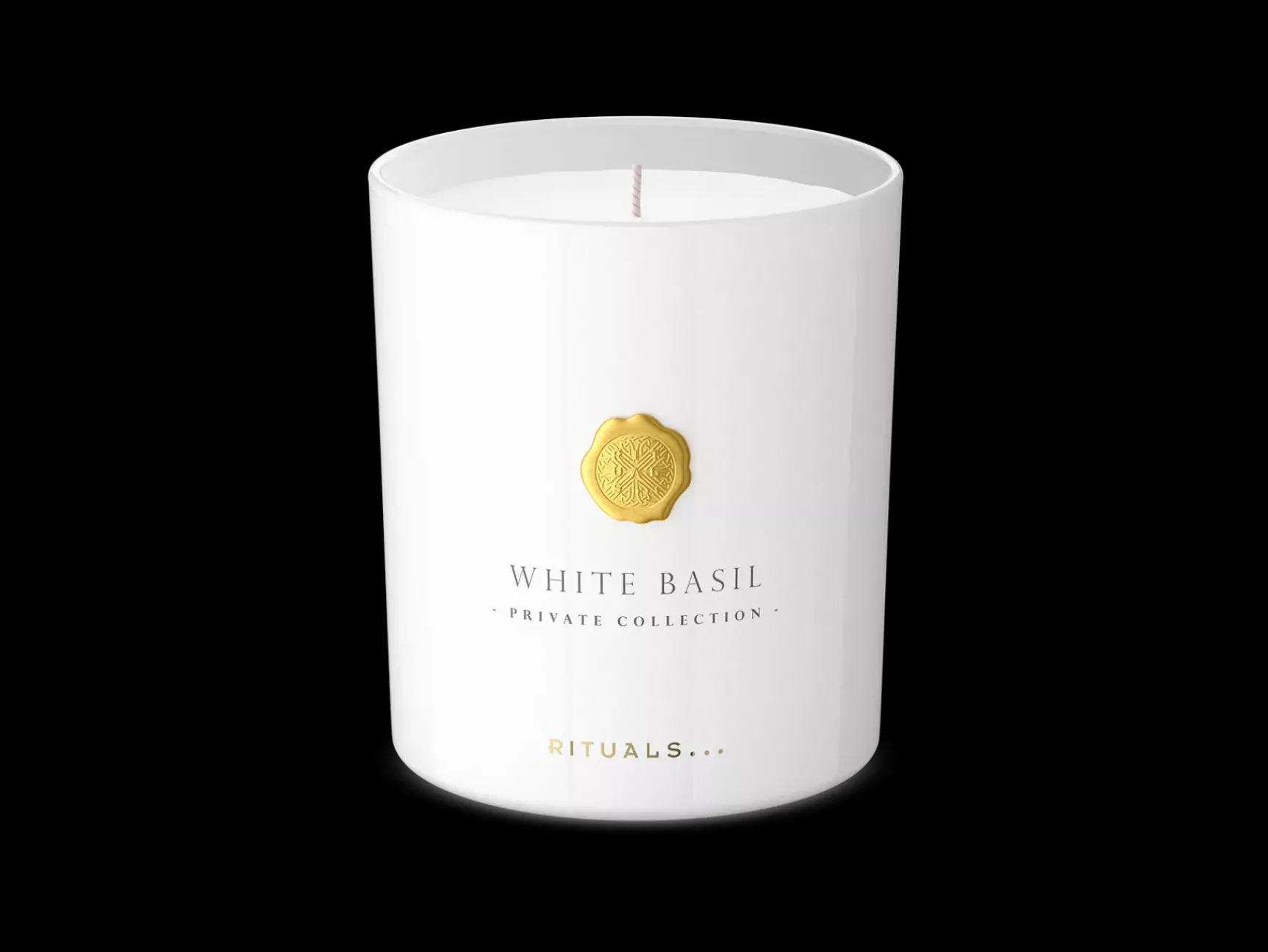 Hot Rituals White Basil Scented Candle